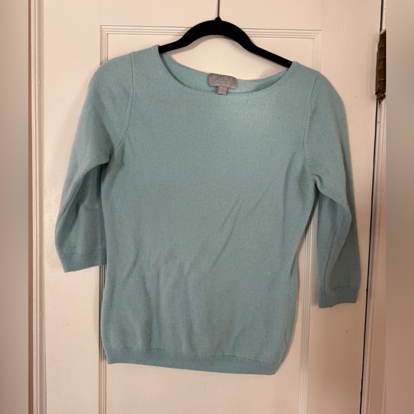 Pure Collection Sweaters - Cashmere quarter sleeve sweater, size 6, good condition